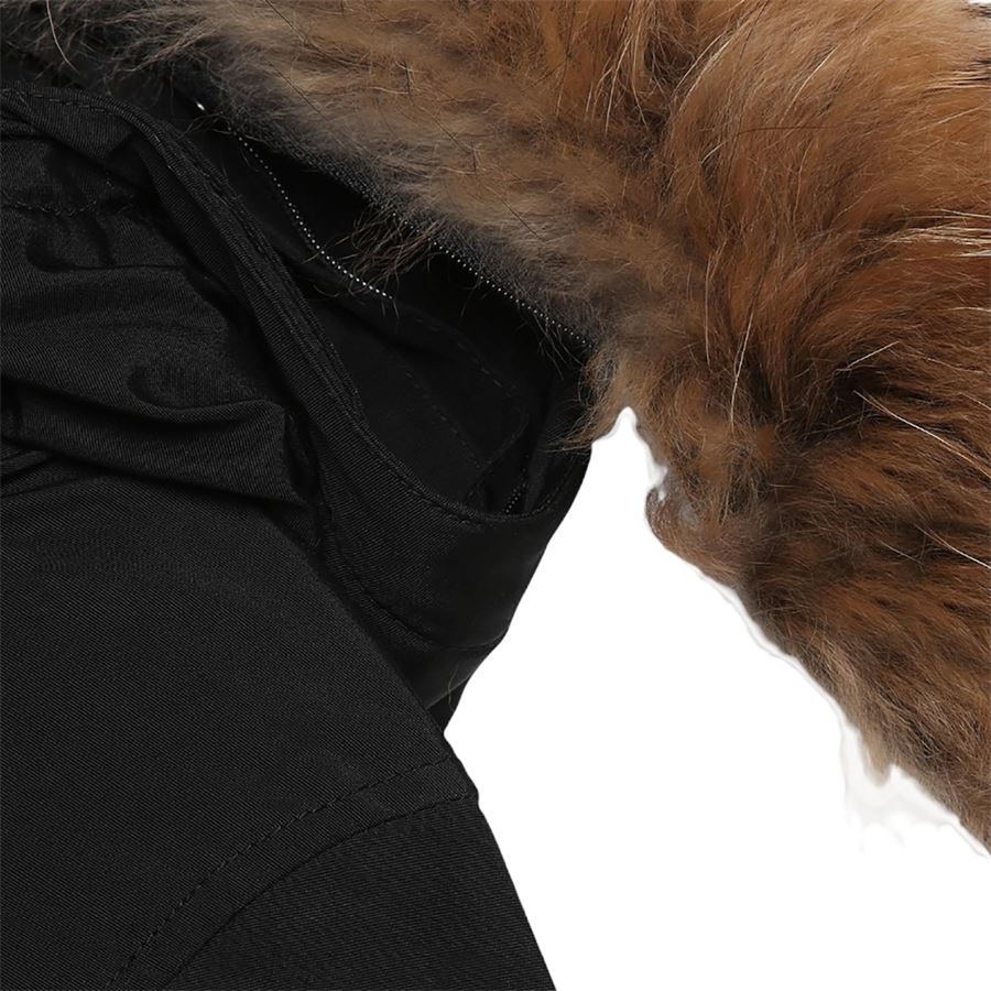 ARCTIC DETACHABLE FUR PARKA GIACCA BOYS Woolrich | WKOU0187MRUT0641BLK